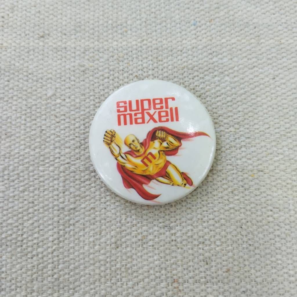 Super Maxell Lapel Pin 419